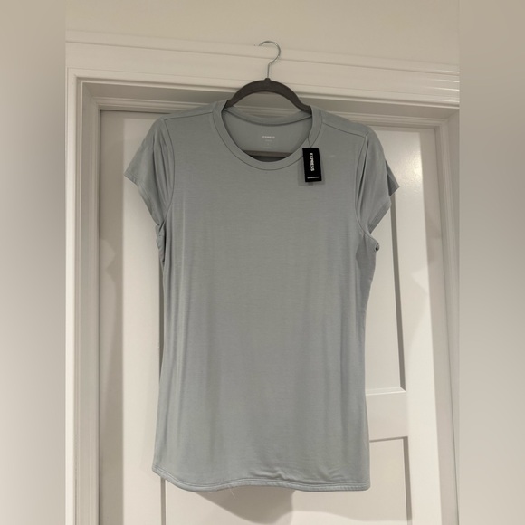 Women's Light Gray Fitted Top - Picture 1 of 2